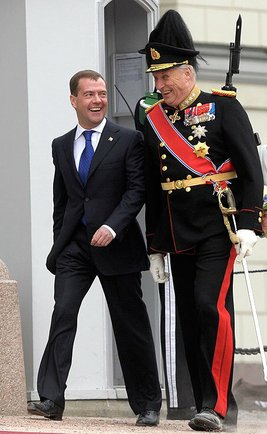 Медведев и король Ногрвегии
