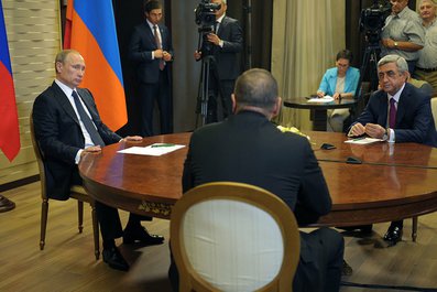 Президенты Армении, России и Азербайджана обсудили урегулирование нагорно-карабахского конфликта
