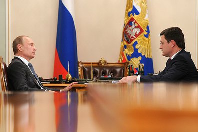 С Министром энергетики Александром Новаком.
